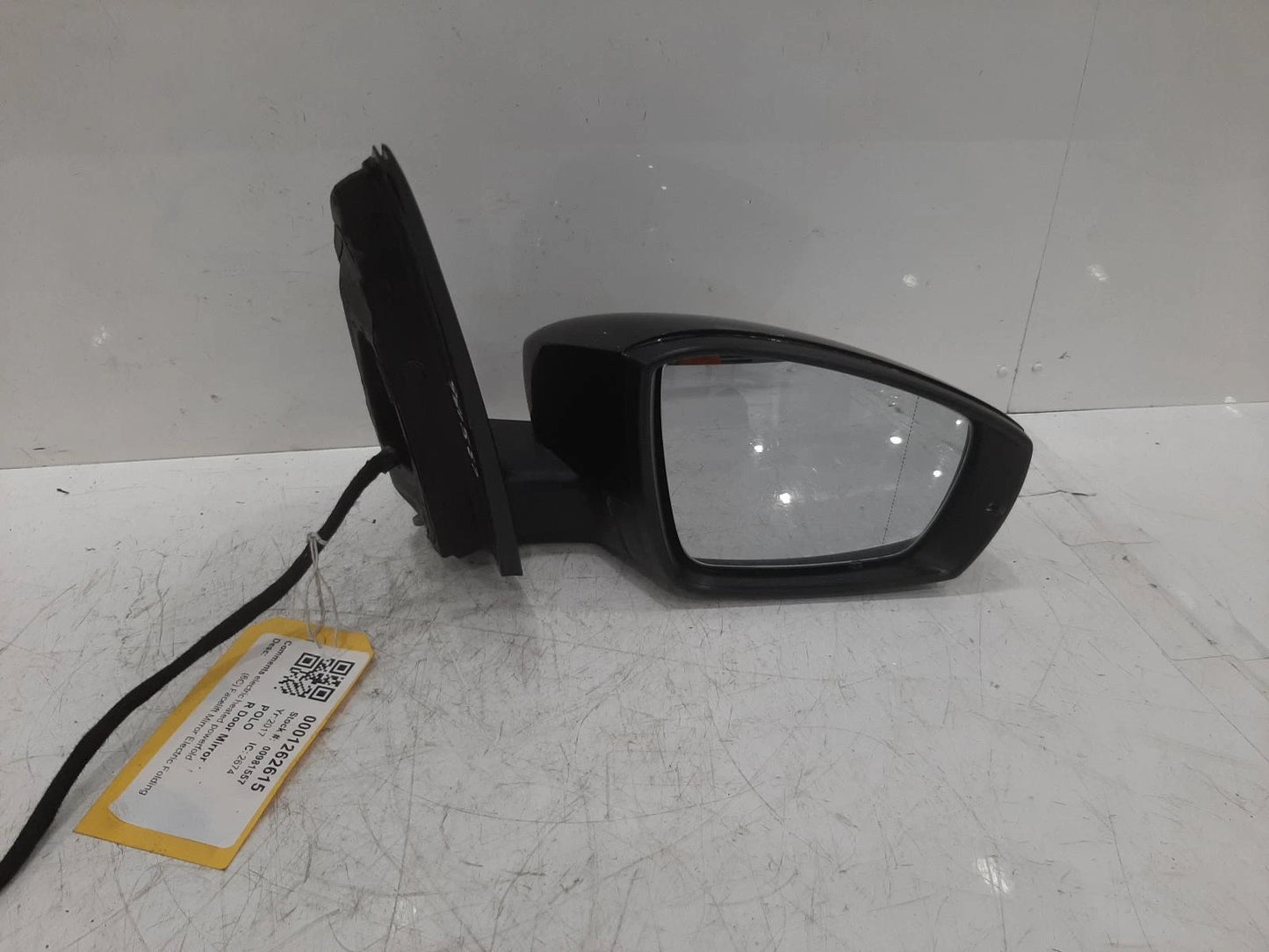 Volkswagen Polo Black O/S Drivers Right Door Wing Mirror