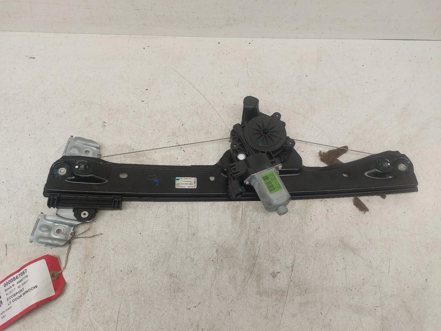 Ford Ecosport Window Regulator Front Passengers Side