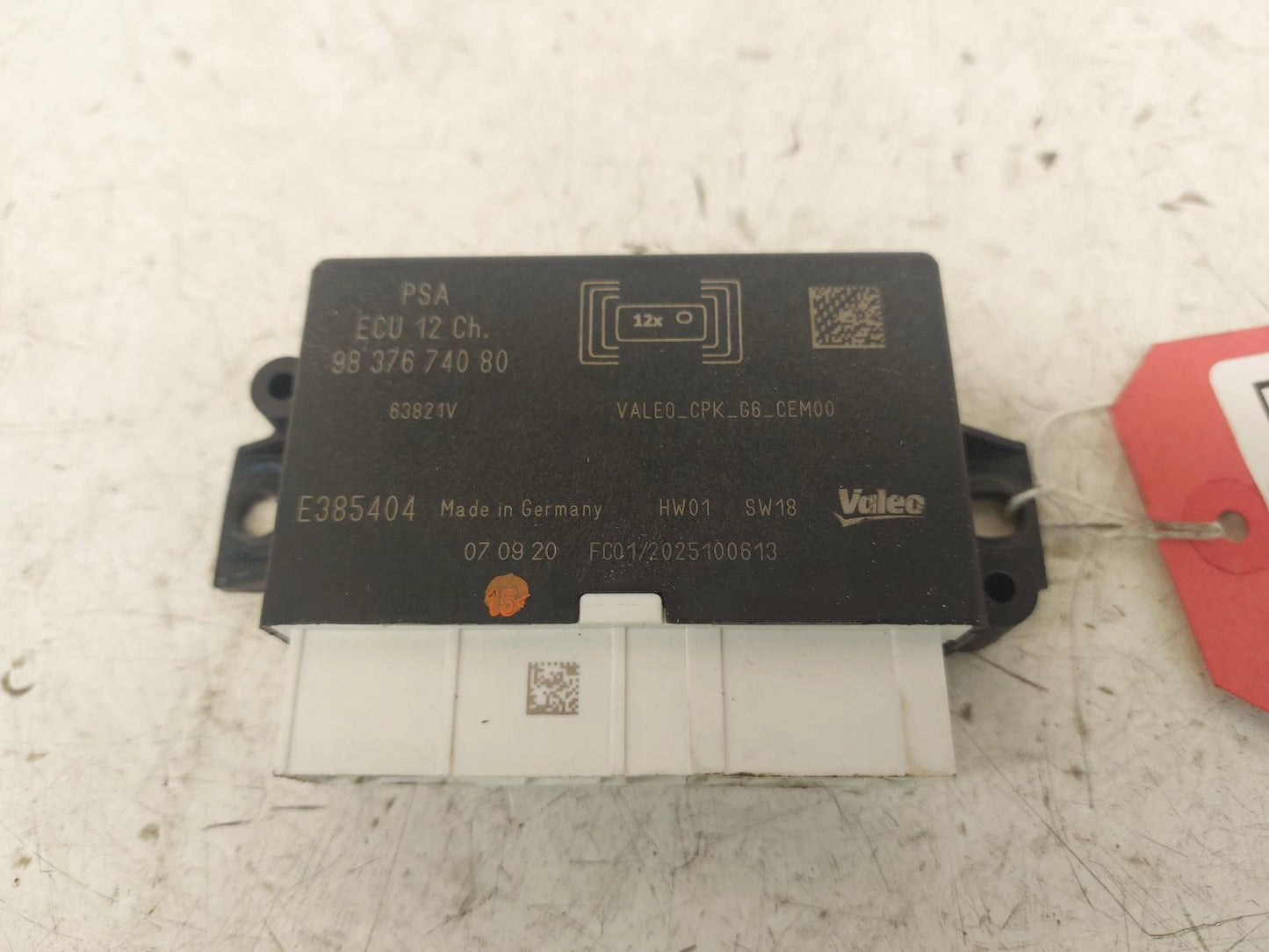 Peugeot 2008 Mk2 PDC ECU Engine Control Unit Kit Parts