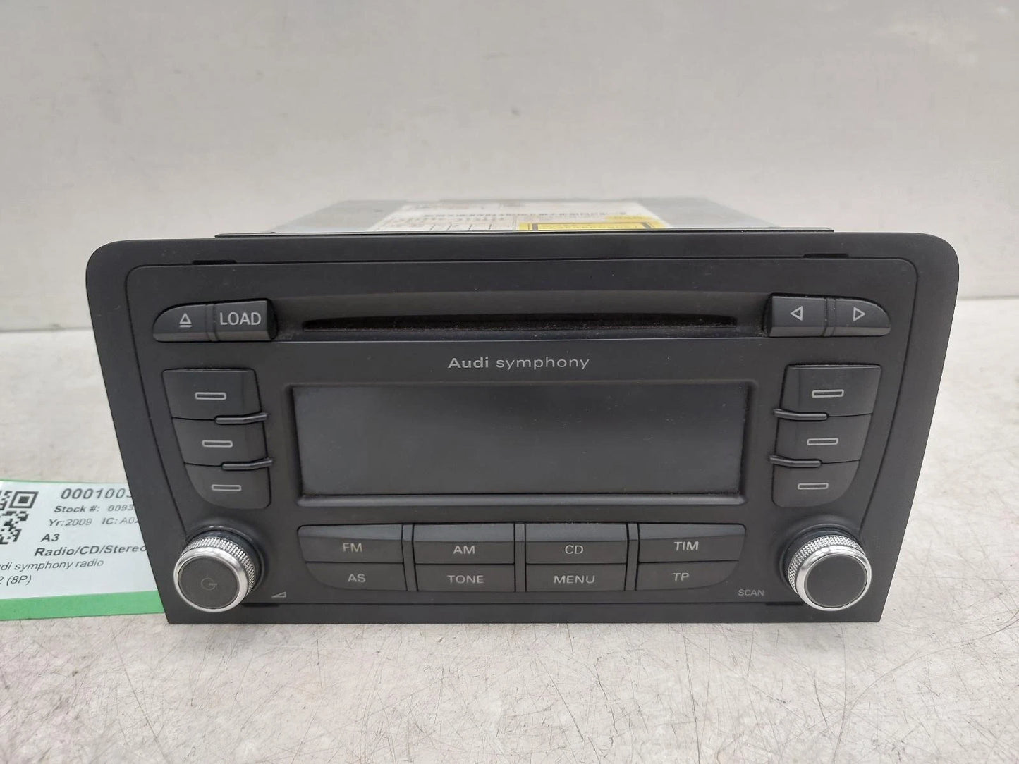 Audi A3 Mk2 (8P) Radio/CD/Stereo Head Unit No Code Available