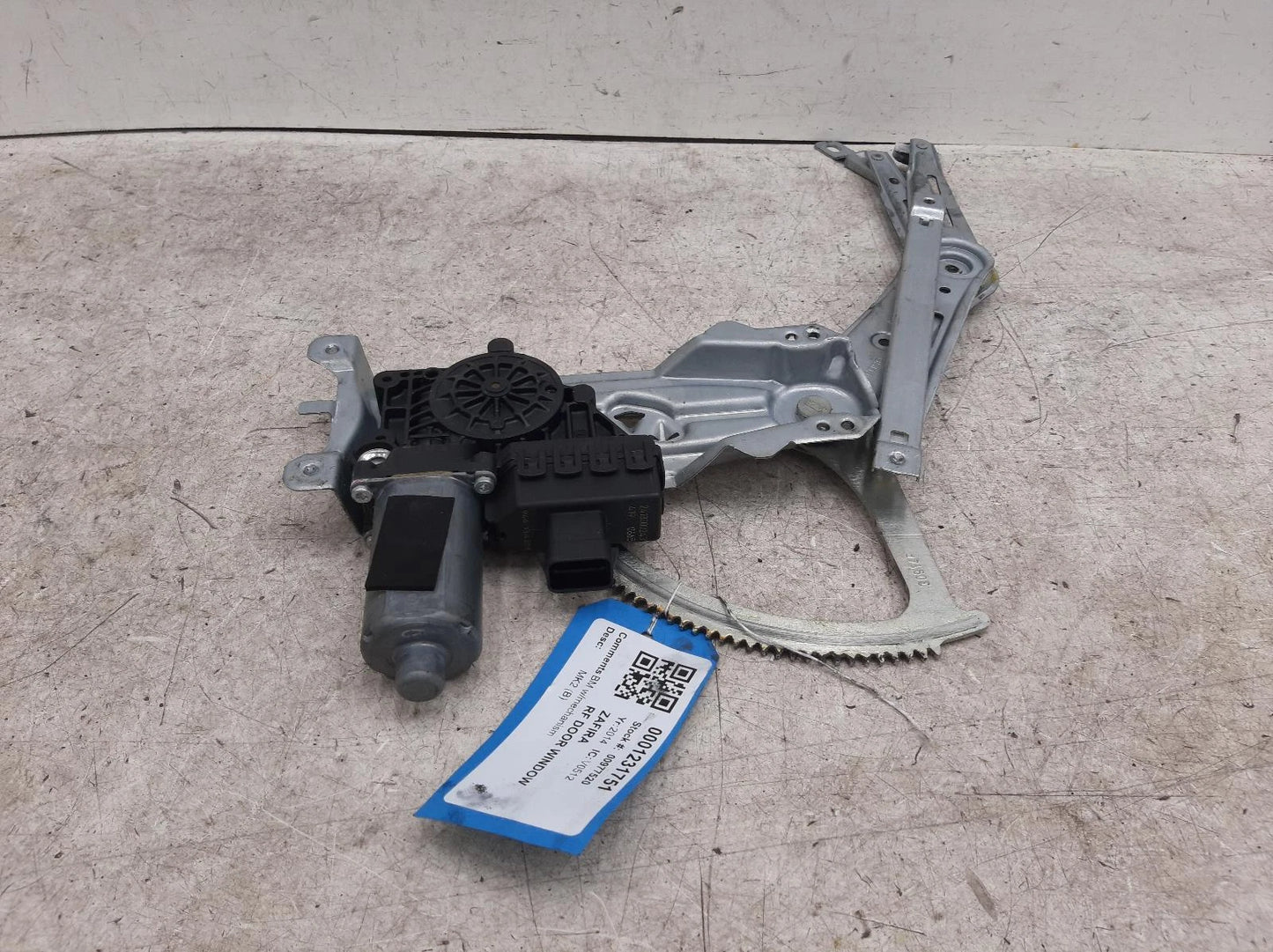 Opel Zafira Window Regulator Front Drivers Side