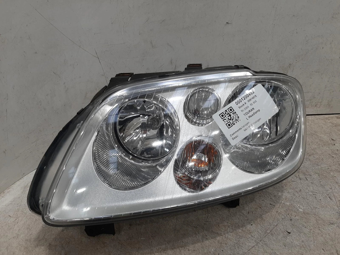 Volkswagen Touran Mk1 N/S Passengers Left Front Headlight Headlamp