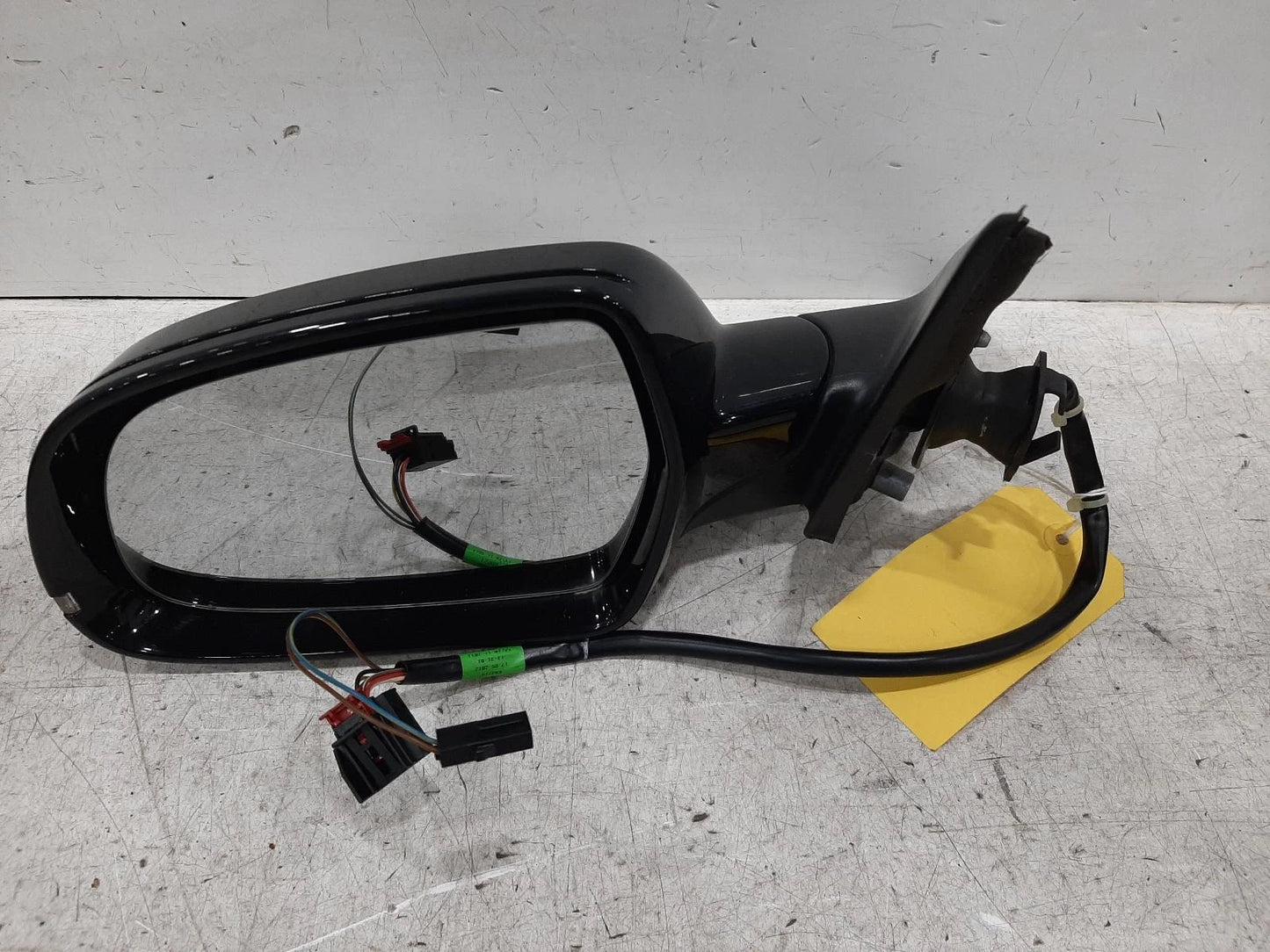 Audi A4 Mk4 (B8) Black N/S Passengers Left Door Wing Mirror