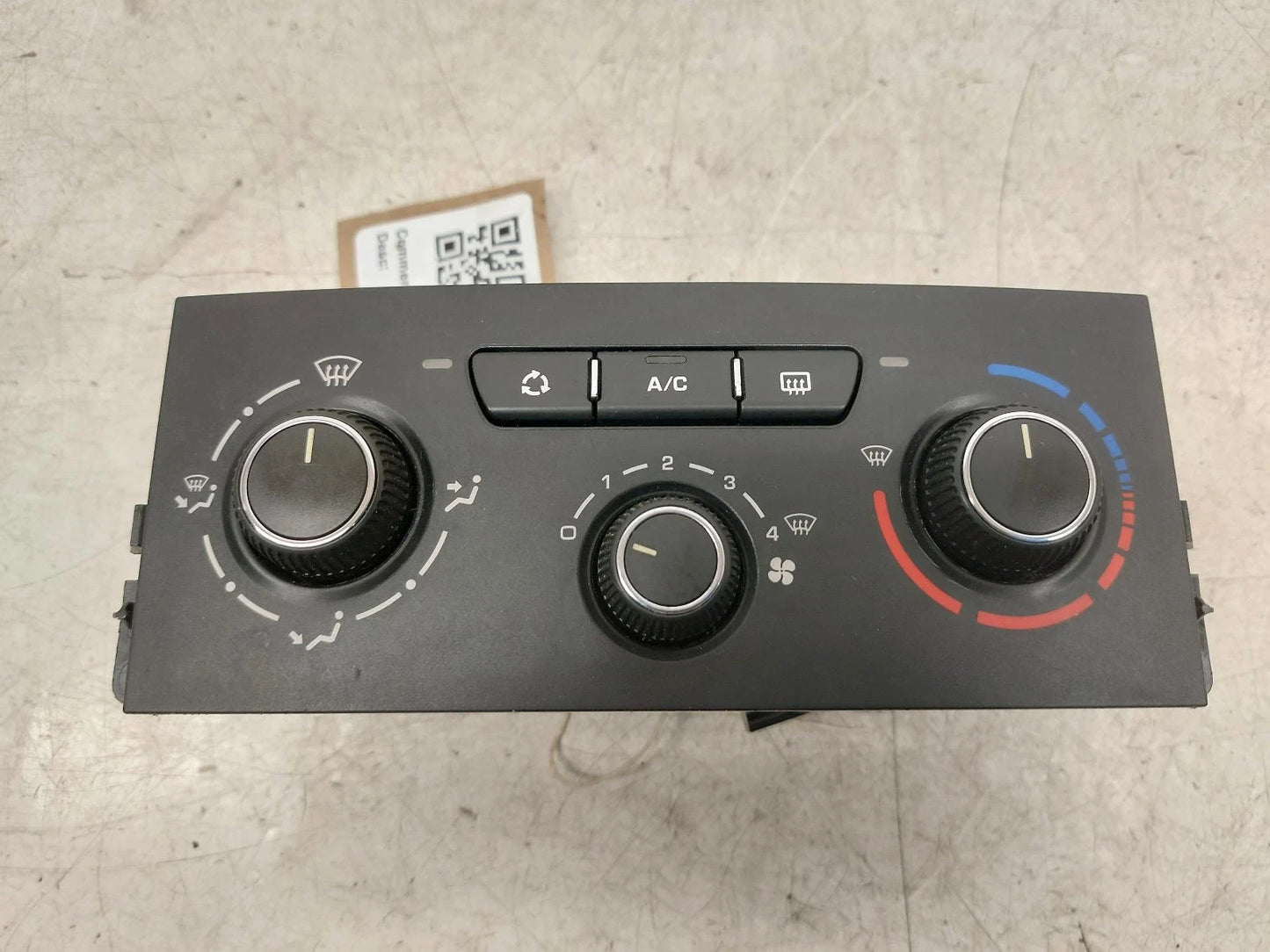 Peugeot 207 Heater Air Con Climate Controller Mk1
