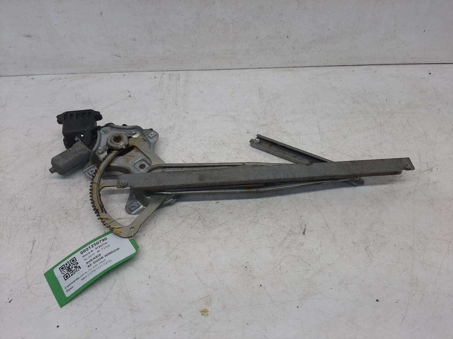 Toyota Avensis Window Regulator Front Drivers Side
