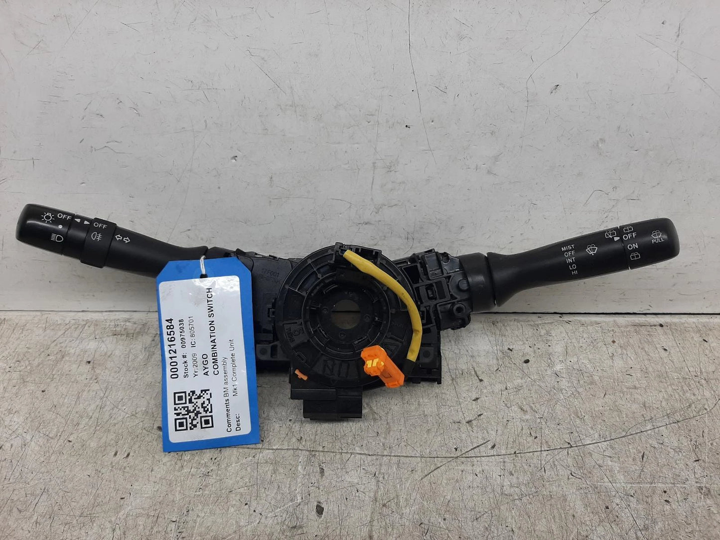 Toyota Aygo Mk1 COMBINATION SWITCH Indicator Lights Wiper Stalks