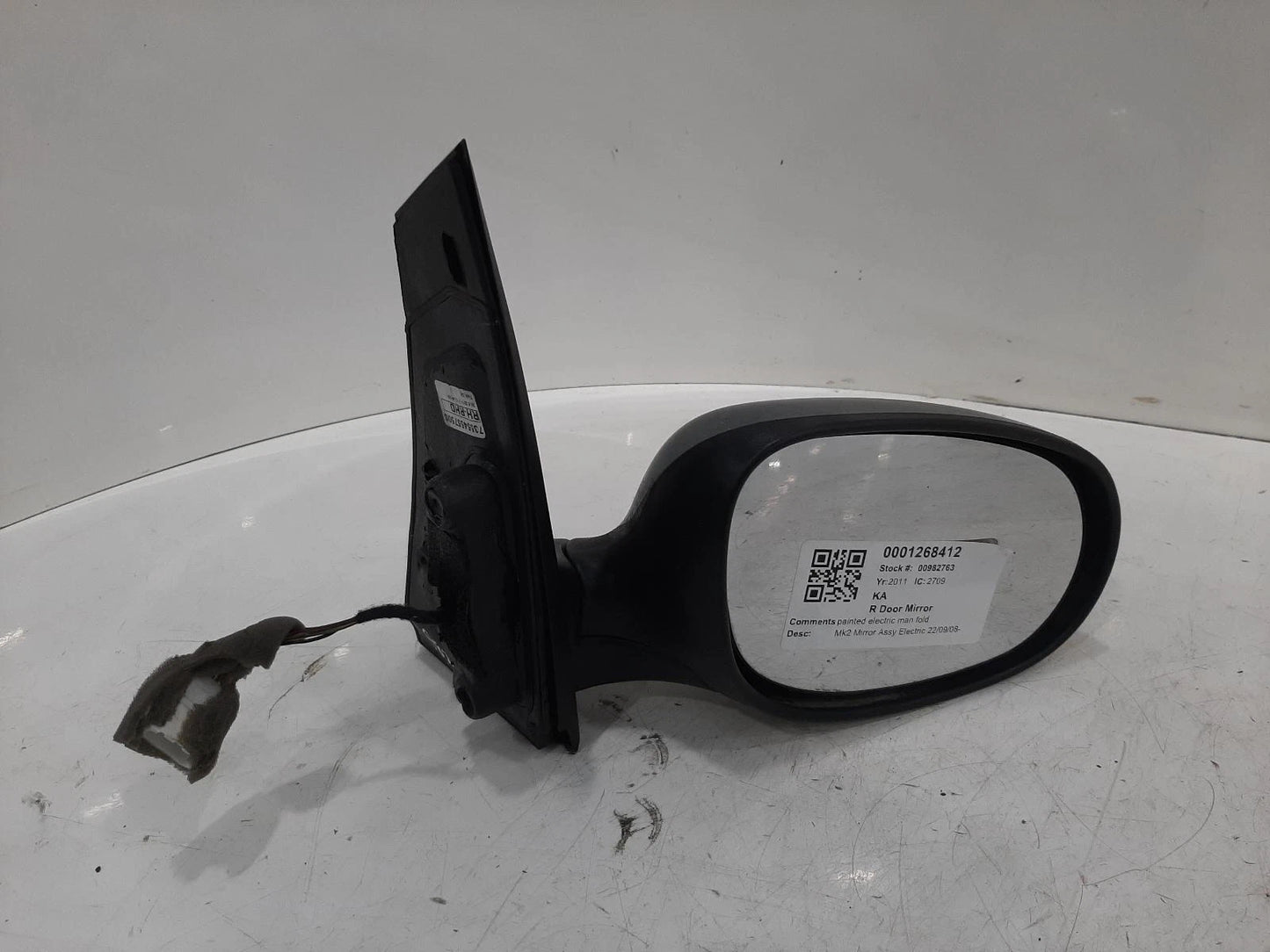 Ford Ka Mk2 Silver O/S Drivers Right Door Wing Mirror