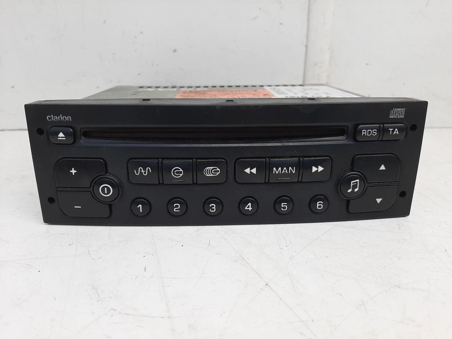 Peugeot 206 Mk1 OEM Radio/CD/Stereo Head Unit No Code Available