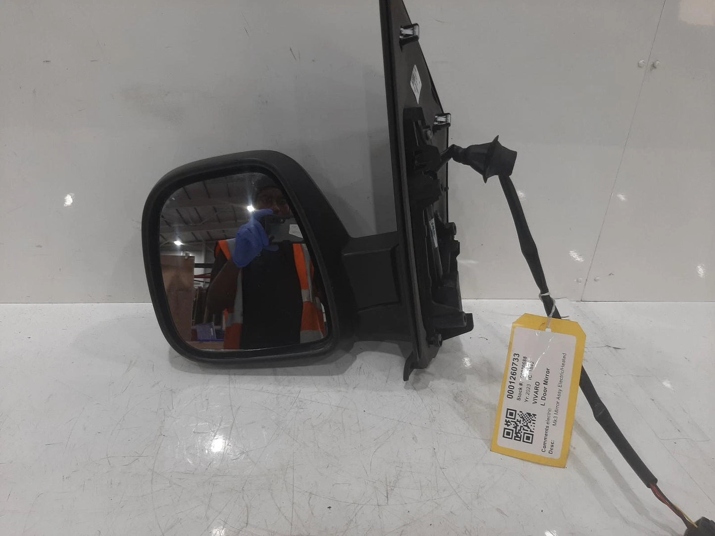 Opel Vivaro Mk3 Van White N/S Passengers Left Door Wing Mirror