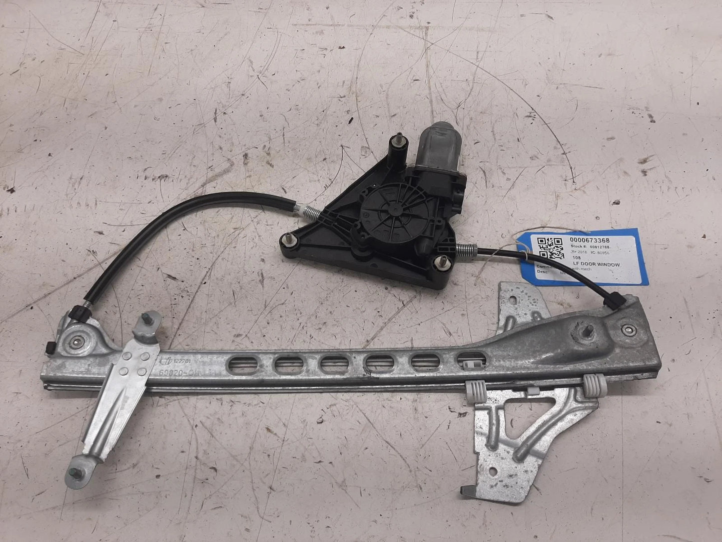 Peugeot Window Regulator Front Passengers Side