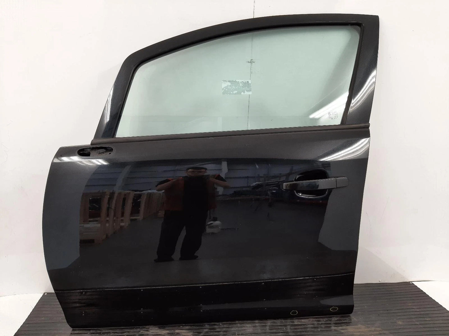 Opel Corsa D Black N/S Passengers Left Front Door