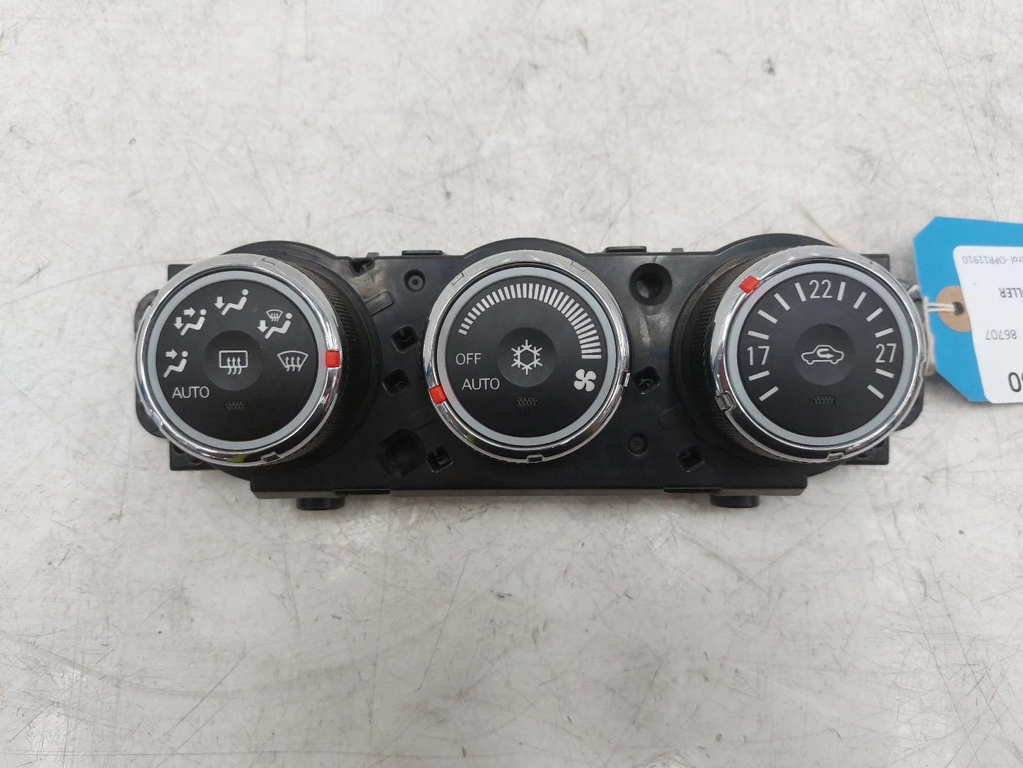 Peugeot 4007 Heater Control Switch