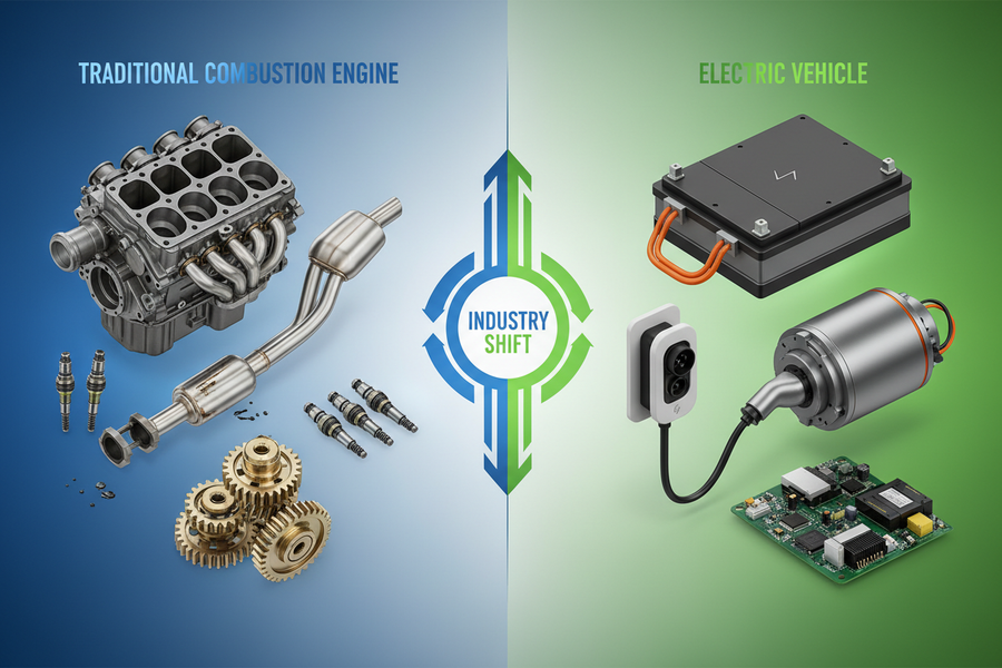 Impact of Electric Vehicles on Traditional Car Parts Supply
