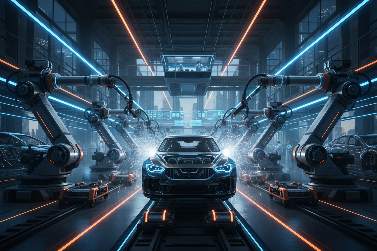Robotics Revolutionizing Automotive Production