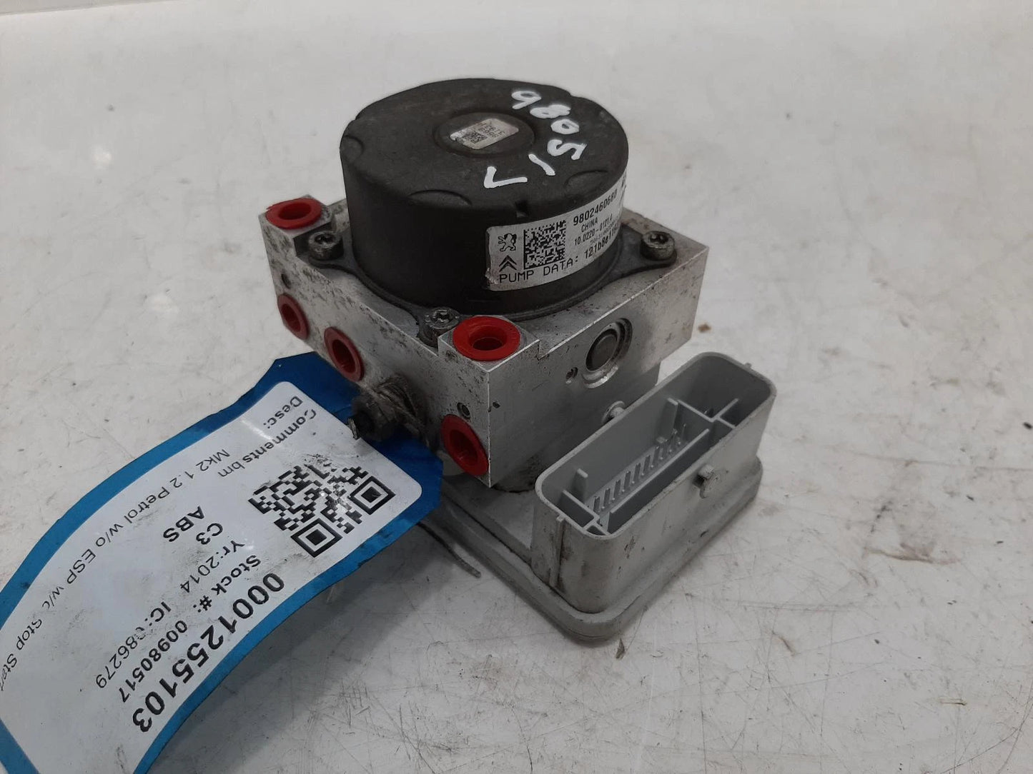 Citroen C3 Mk2 ABS Pump/Modulator 