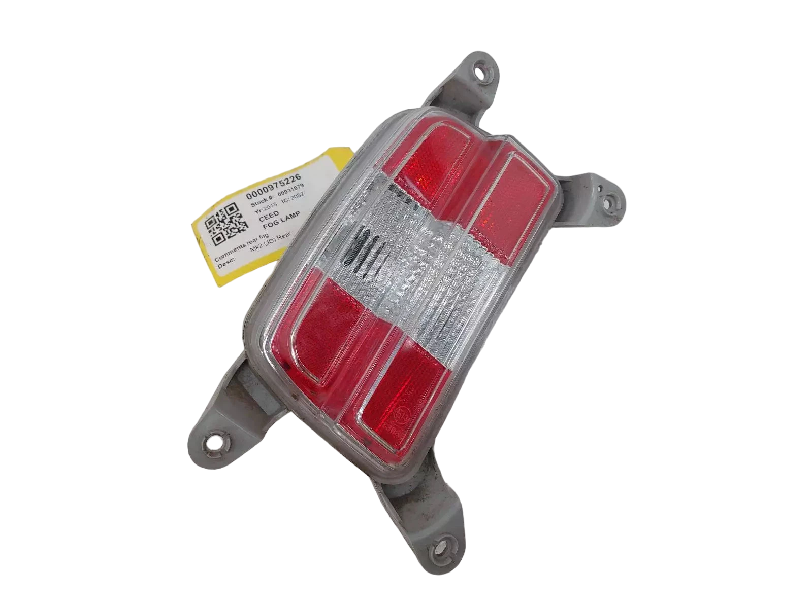 Kia Ceed Fog Lamp Rear Passengers Side 