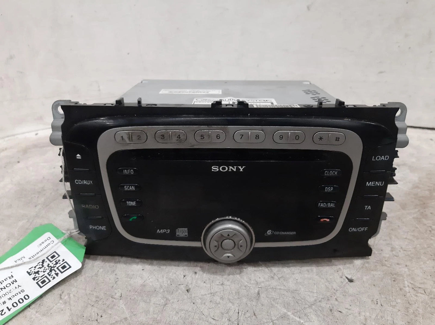 Ford Mondeo Mk4 OEM Radio/CD/Stereo Head Unit 
