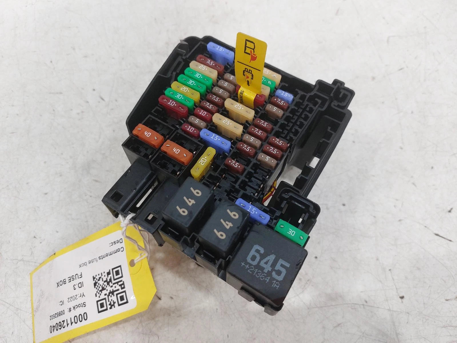 Volkswagen Id.3 Mk1 Fuse Box 
