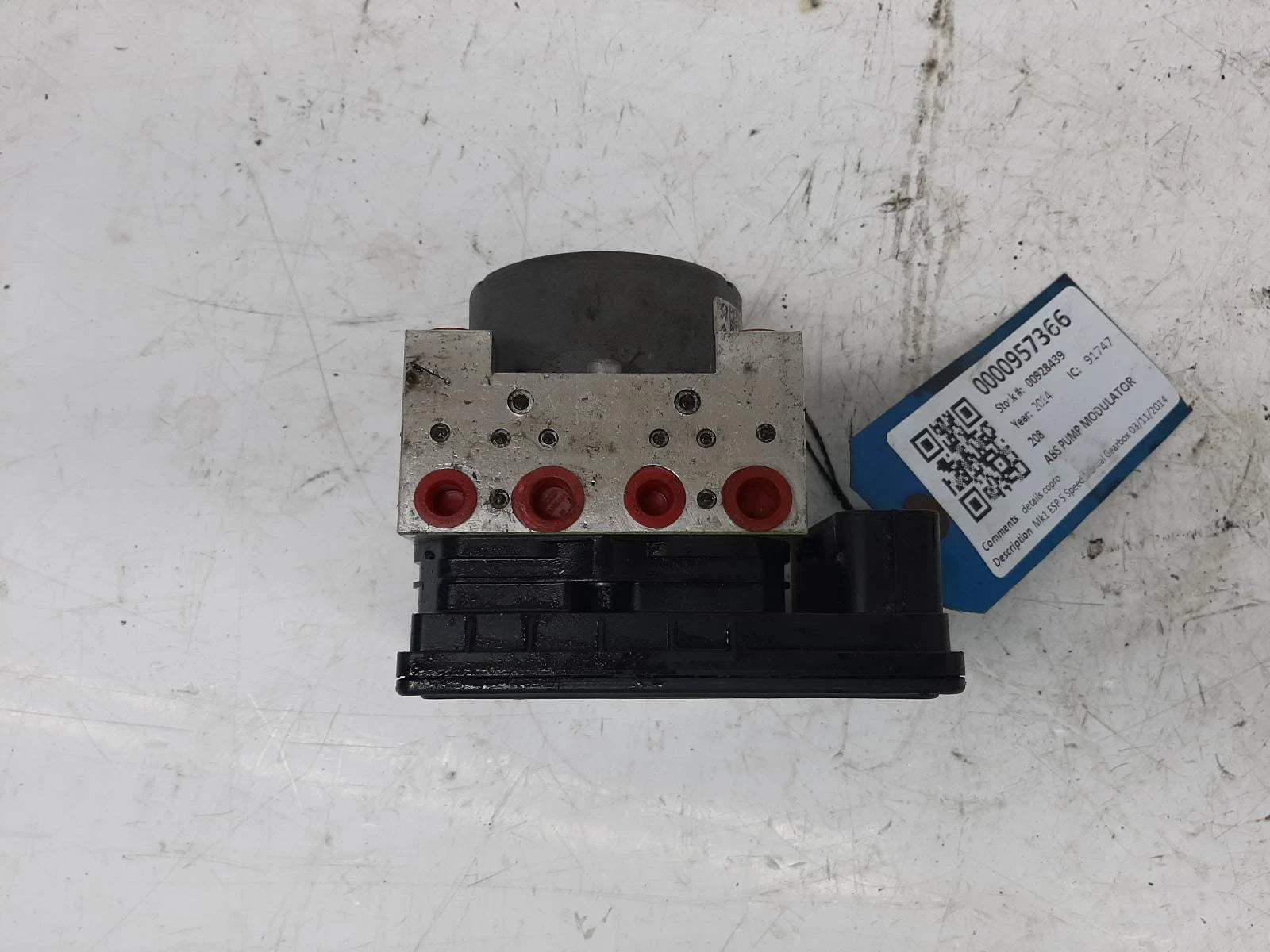 Peugeot 208 1.2L Petrol Abs Pump/Modulator 