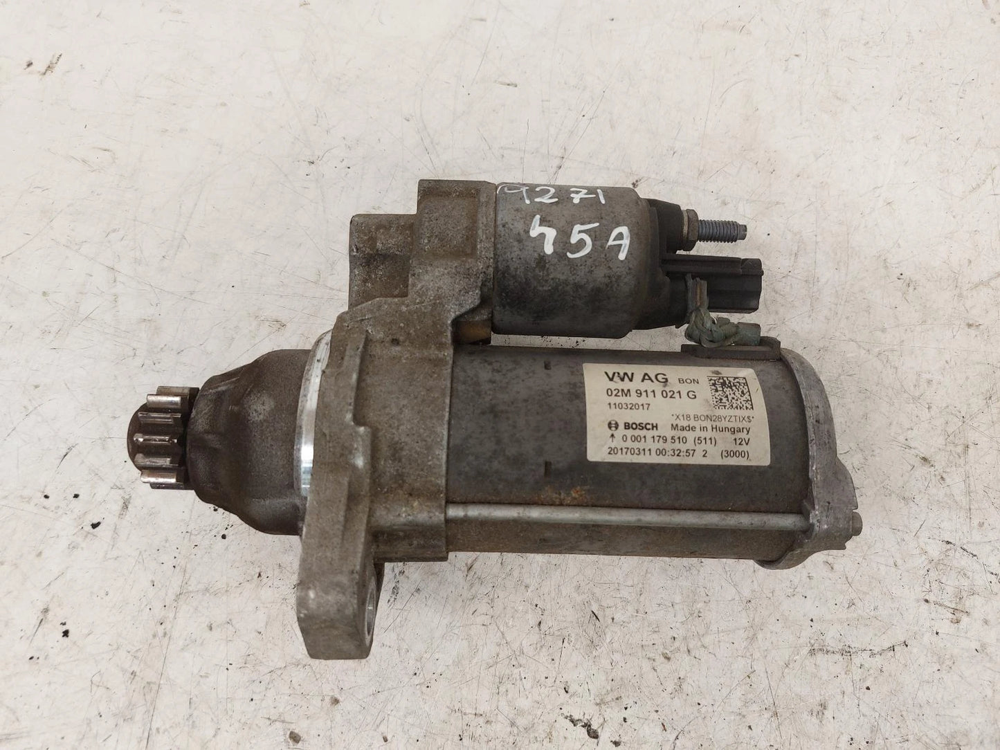 Volkswagen Polo Mk5 Manual Bosch Starter Motor 