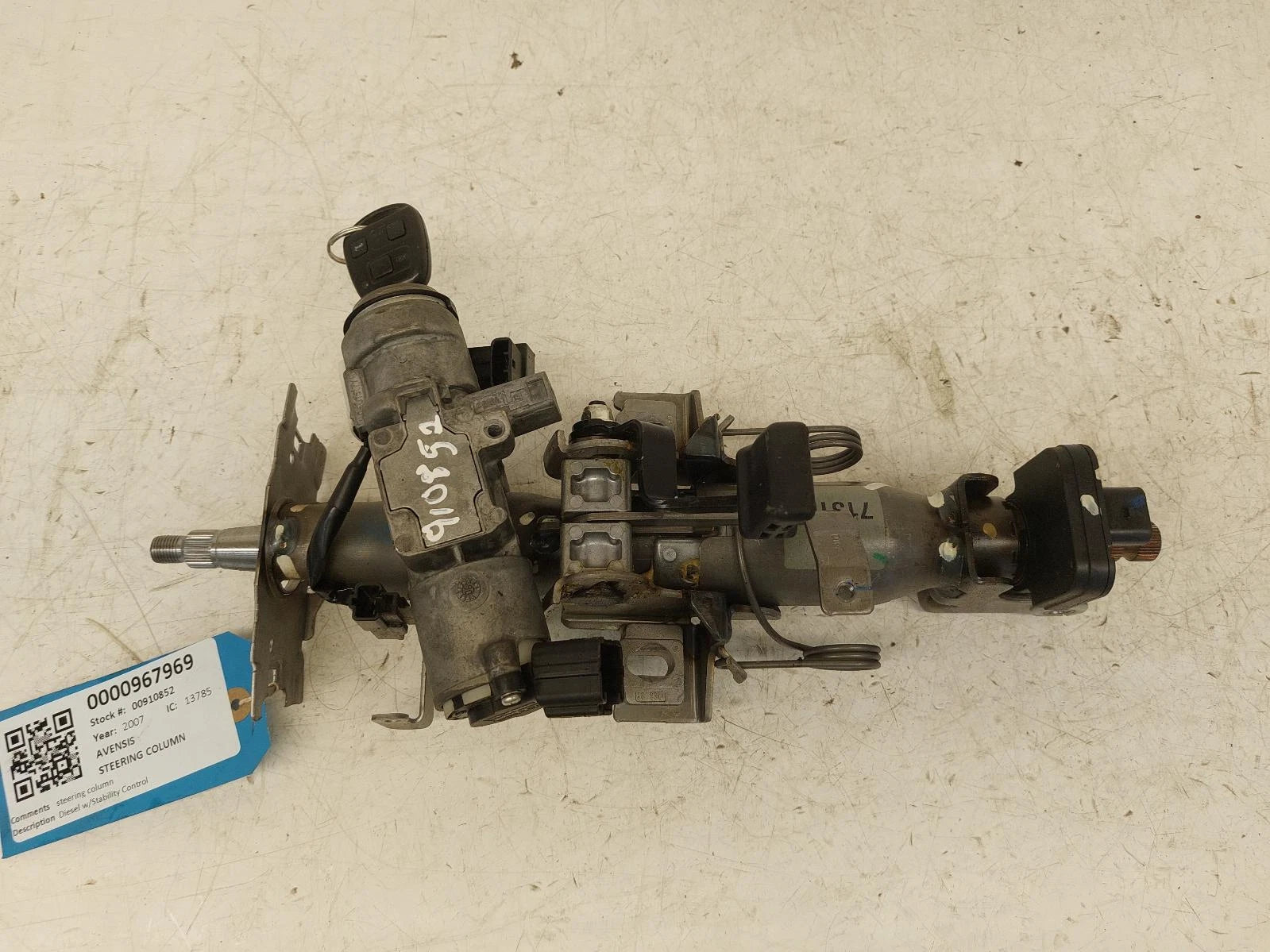 Toyota Avensis 2.0L Diesel Electric Power Steering Column 