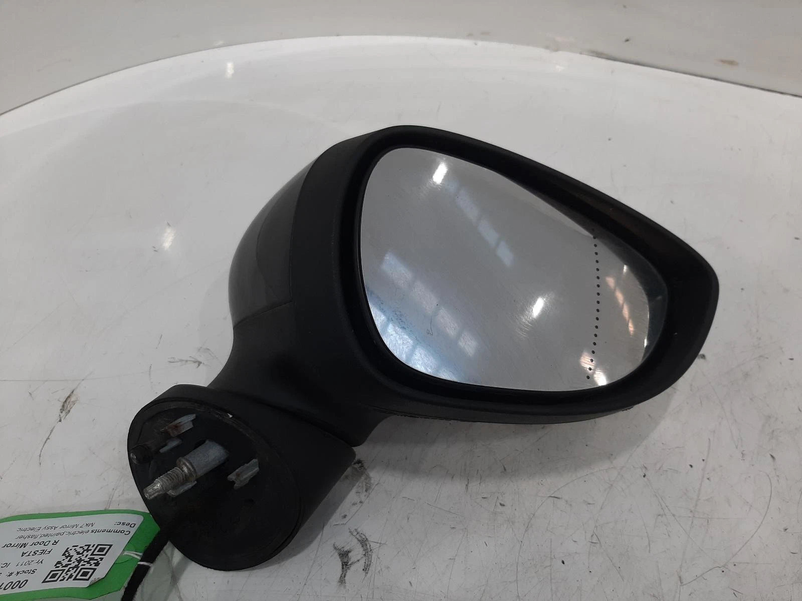 Ford Fiesta Mk7 Black O/S Drivers Right Door Wing Mirror 