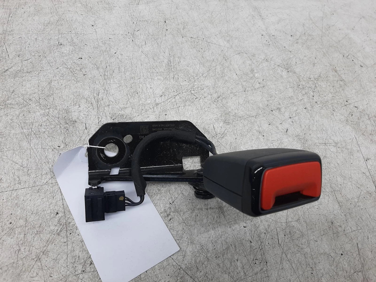 Audi E-Tron Mk1 O/S Drivers Right Rear Seat Belt Stalk 