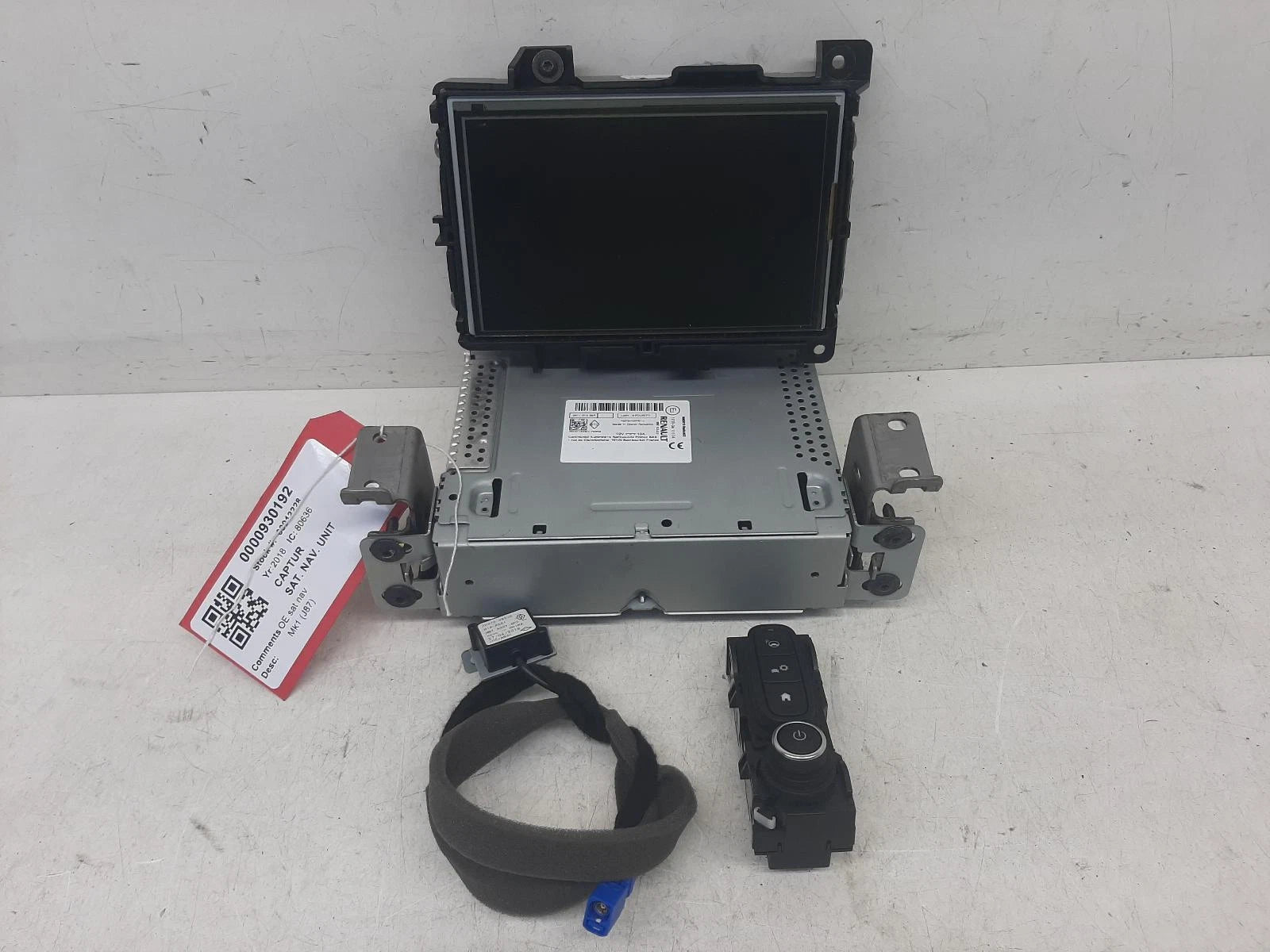 Renault Captur Mk1 (J87) OE SAT. NAV. UNIT Satellite Navigation Head Unit 