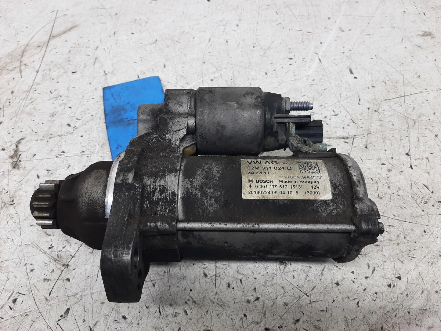 Volkswagen Polo Mk6 Manual Bosch Starter Motor 