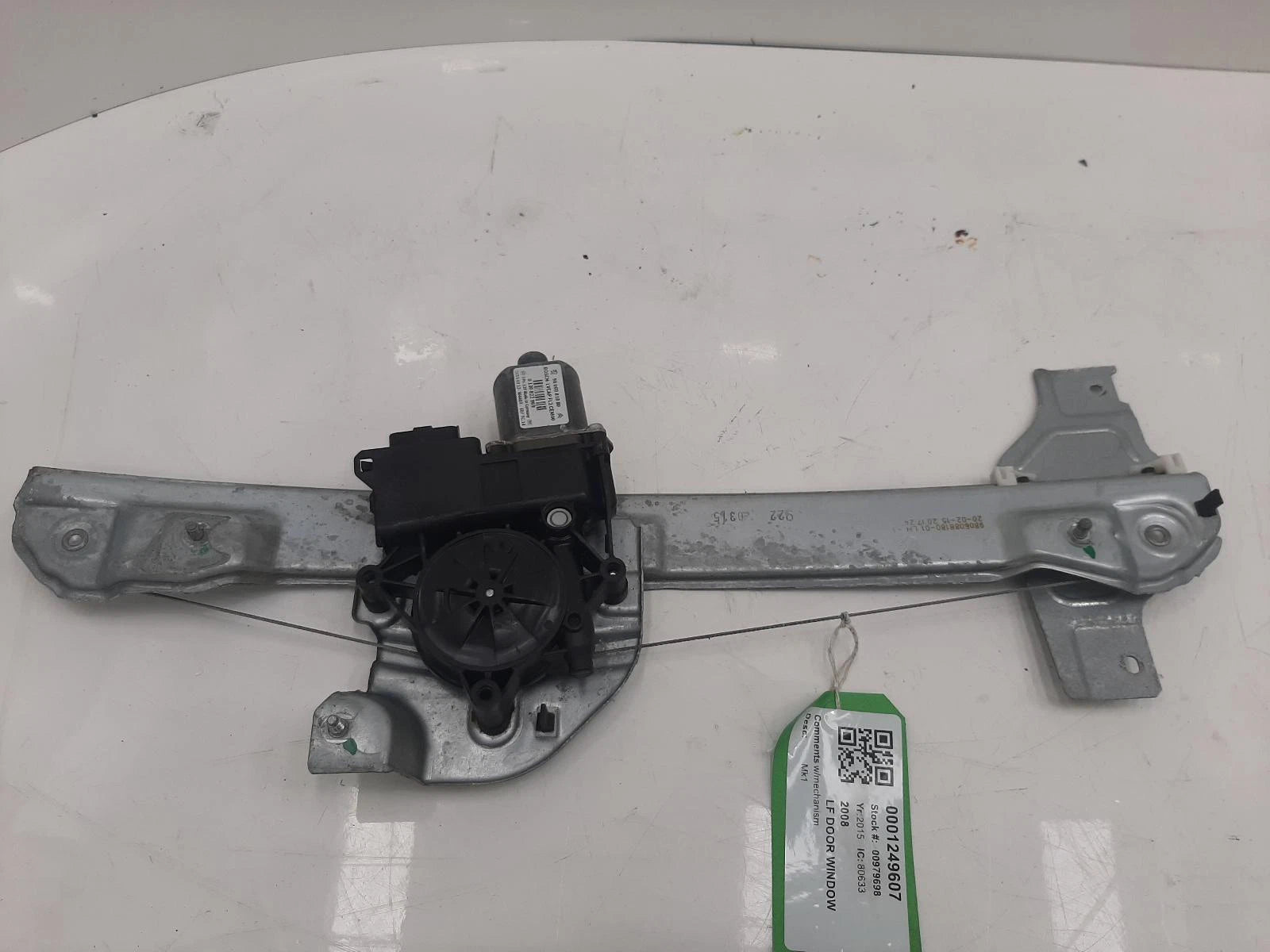 Peugeot 2008 Window Regulator Front Passengers Side 