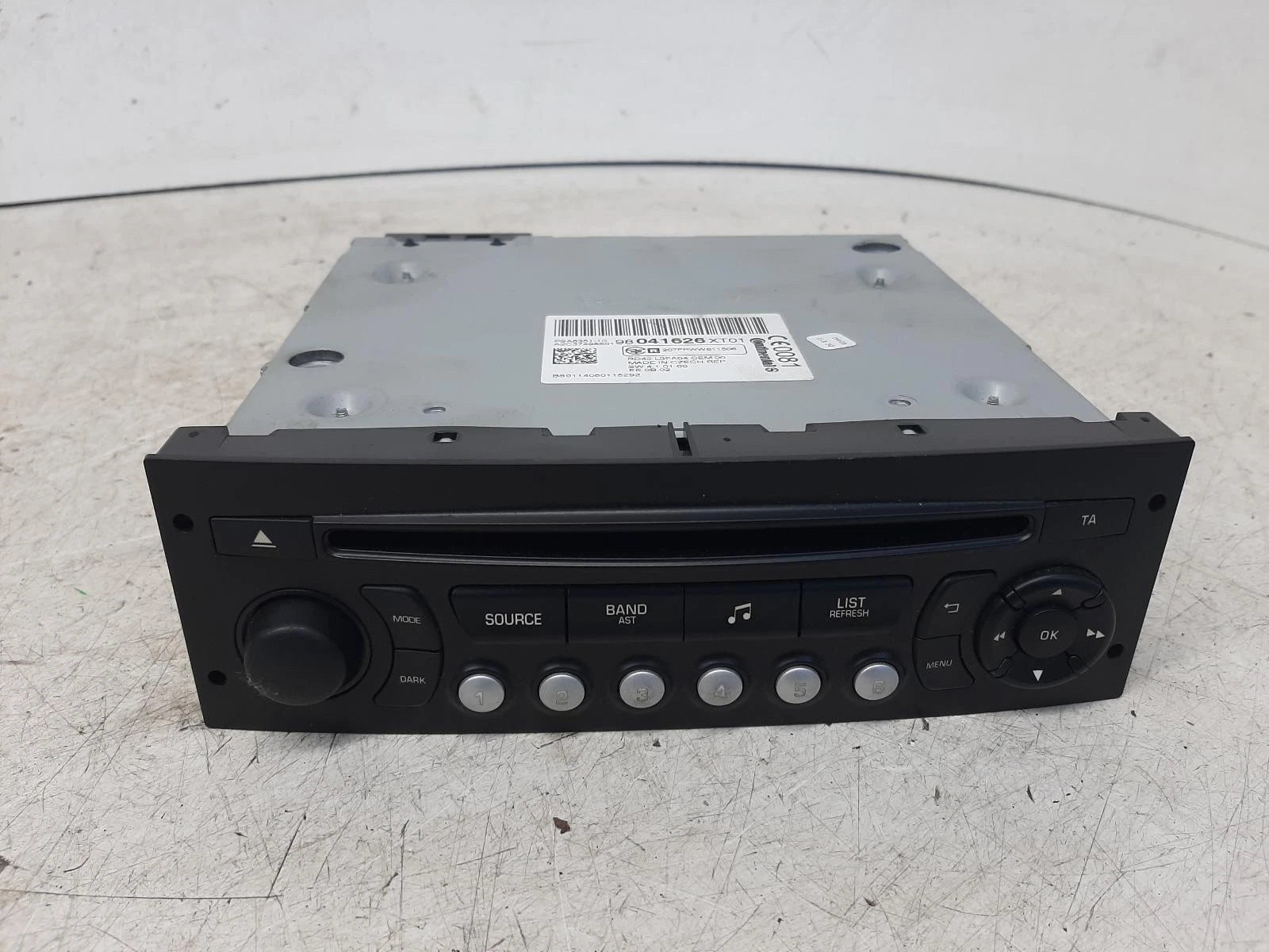 Citroen C3 Picasso Mk1 MP3 Radio/CD/Stereo Head Unit No Code Available 