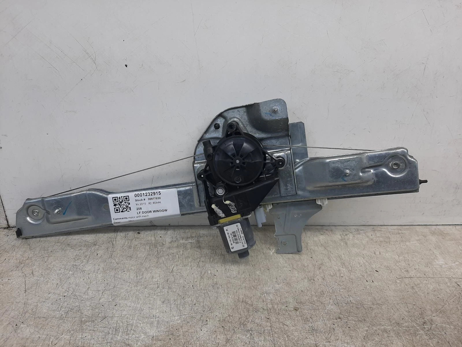 Peugeot 208 Window Regulator Front Passengers Side 