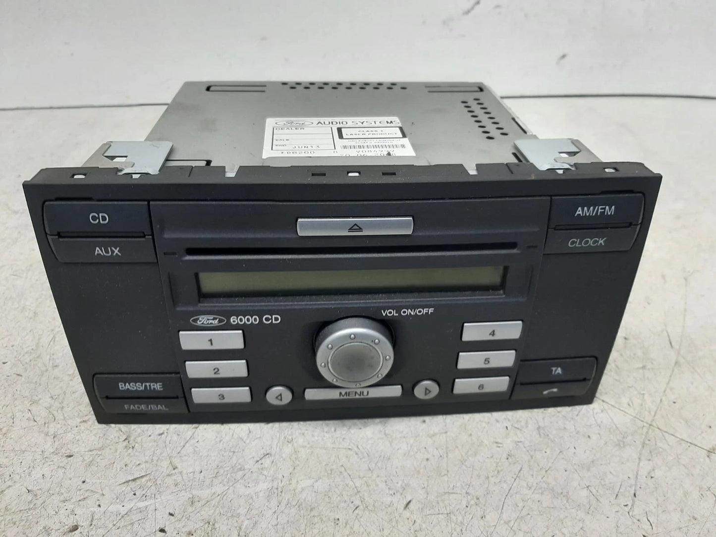 Ford Fiesta Mk6 OEM Radio/CD/Stereo Head Unit No Code Available 