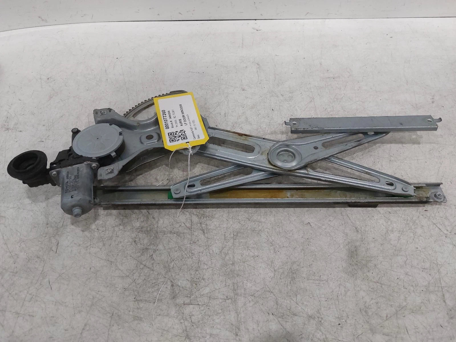 Toyota Auris Window Regulator Front Passengers Side 