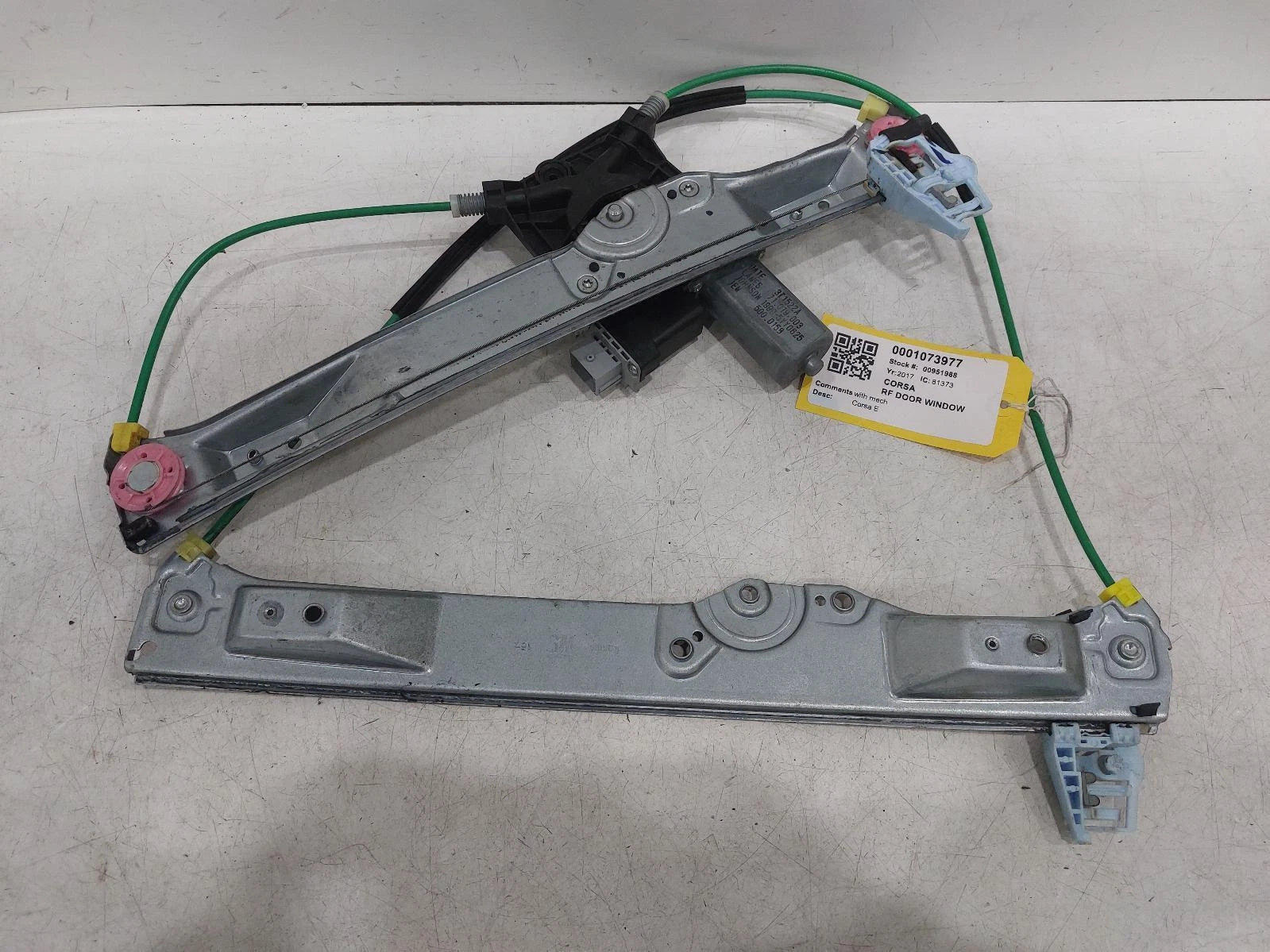 Opel Corsa Window Regulator Front Drivers Side 