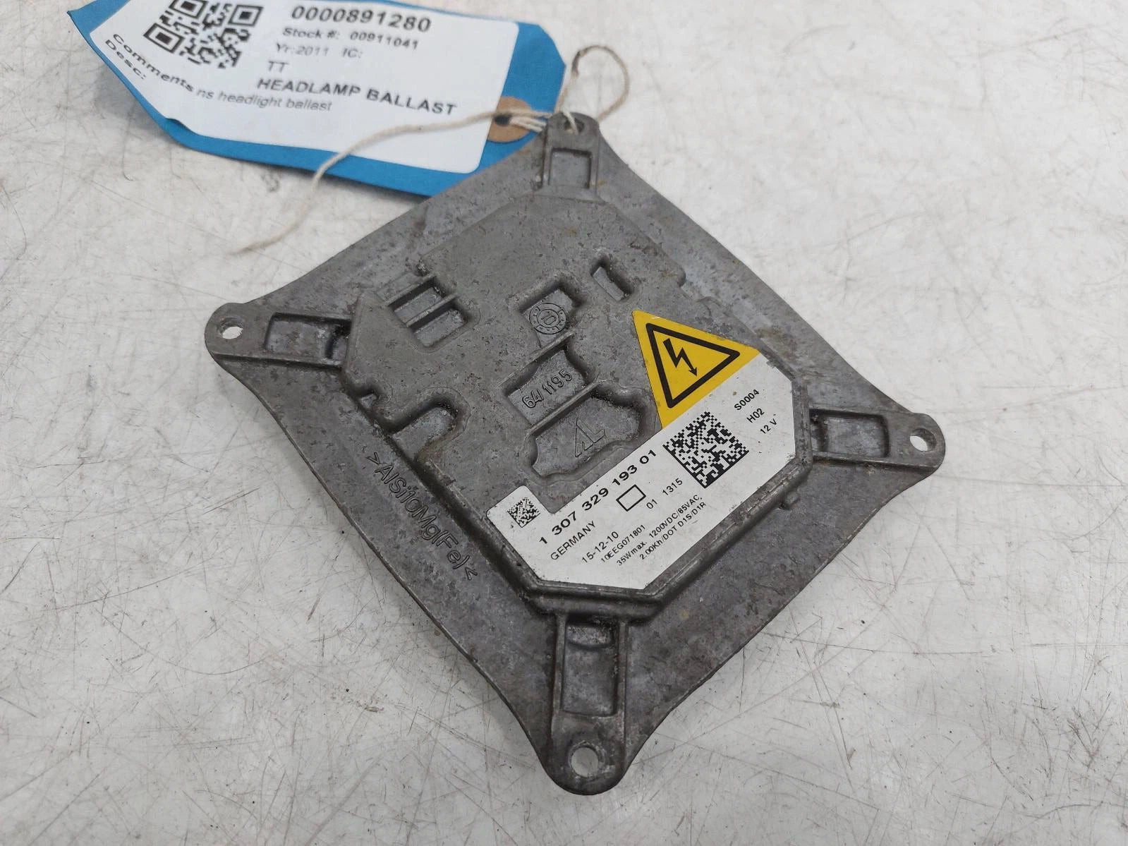 Audi TT Mk2 (8J) N/S Passengers Left Front Headlight Headlamp Ballast 