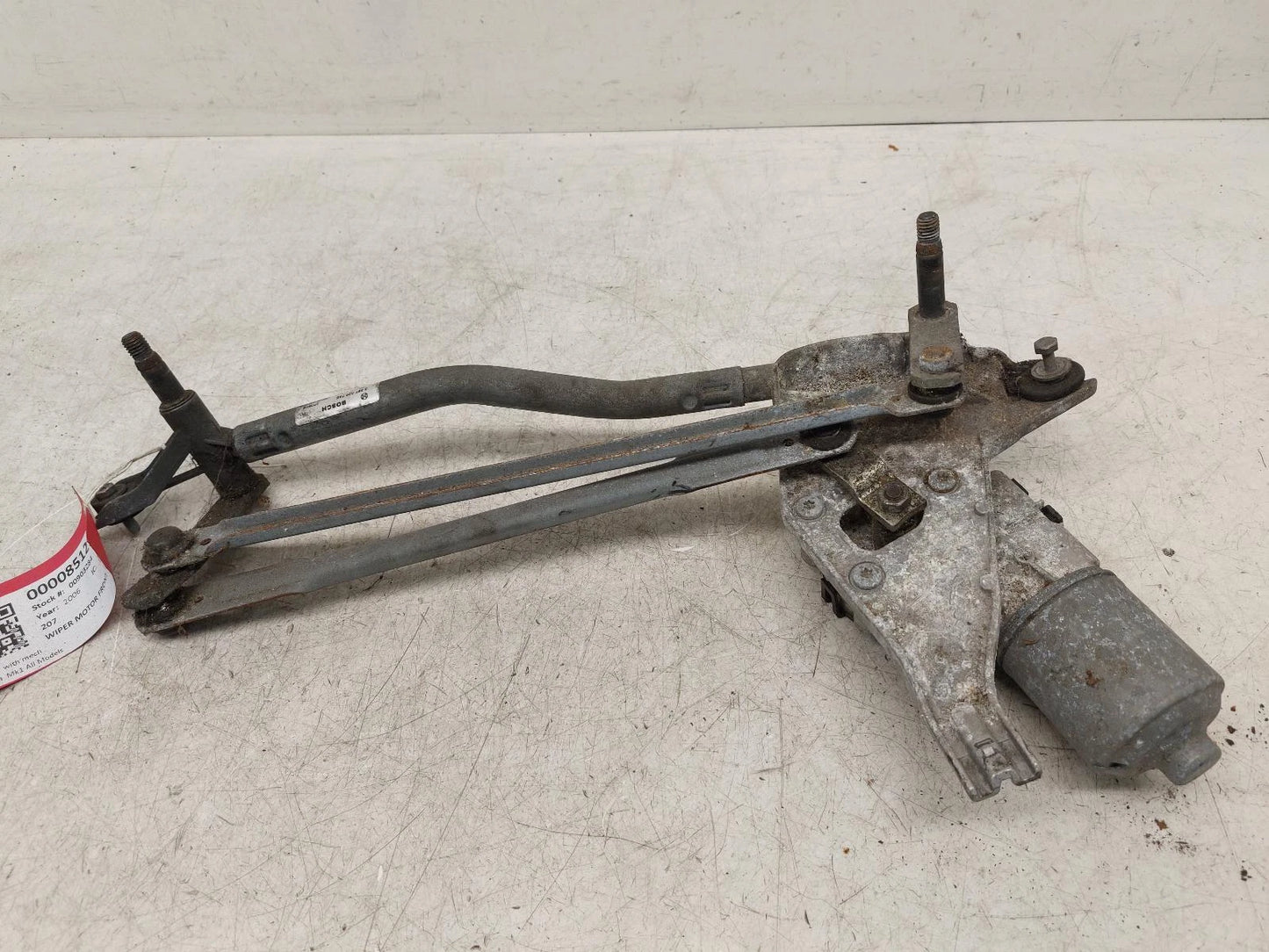 Peugeot 207 Front Wiper Motor With Linkage 
