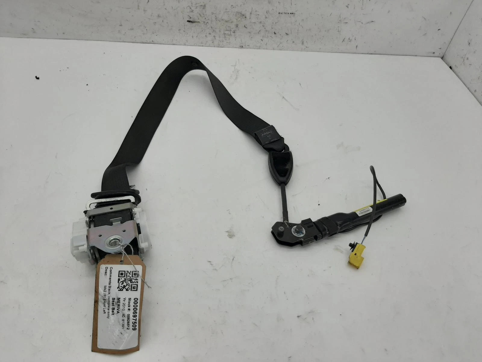 Opel Meriva Front Left Passengers Seat Belt 13305707 