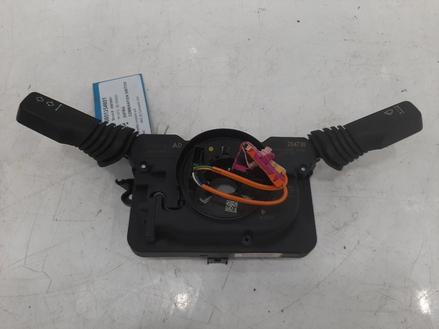 Opel Zafira Mk2 (B) COMBINATION SWITCH Indicator Lights Wiper Stalks 