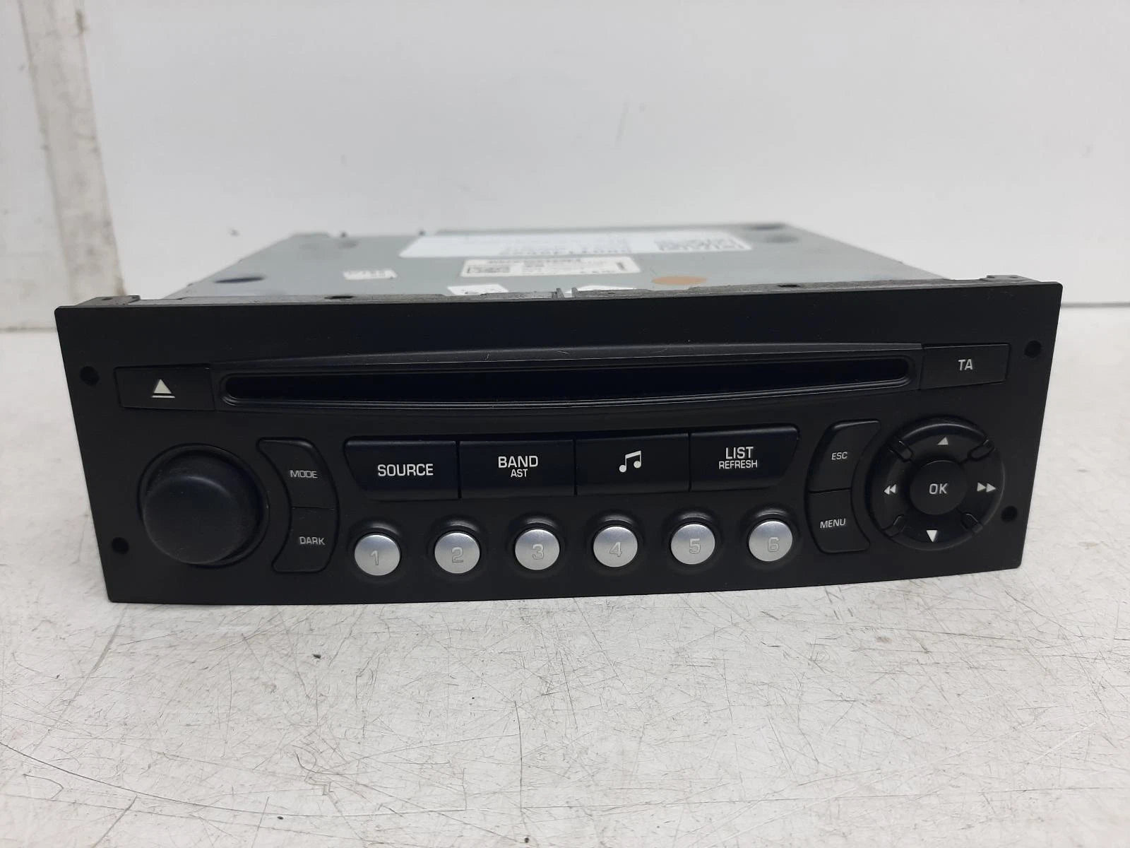 Citroen C3 Mk2 OEM Radio/CD/Stereo Head Unit No Code Available 