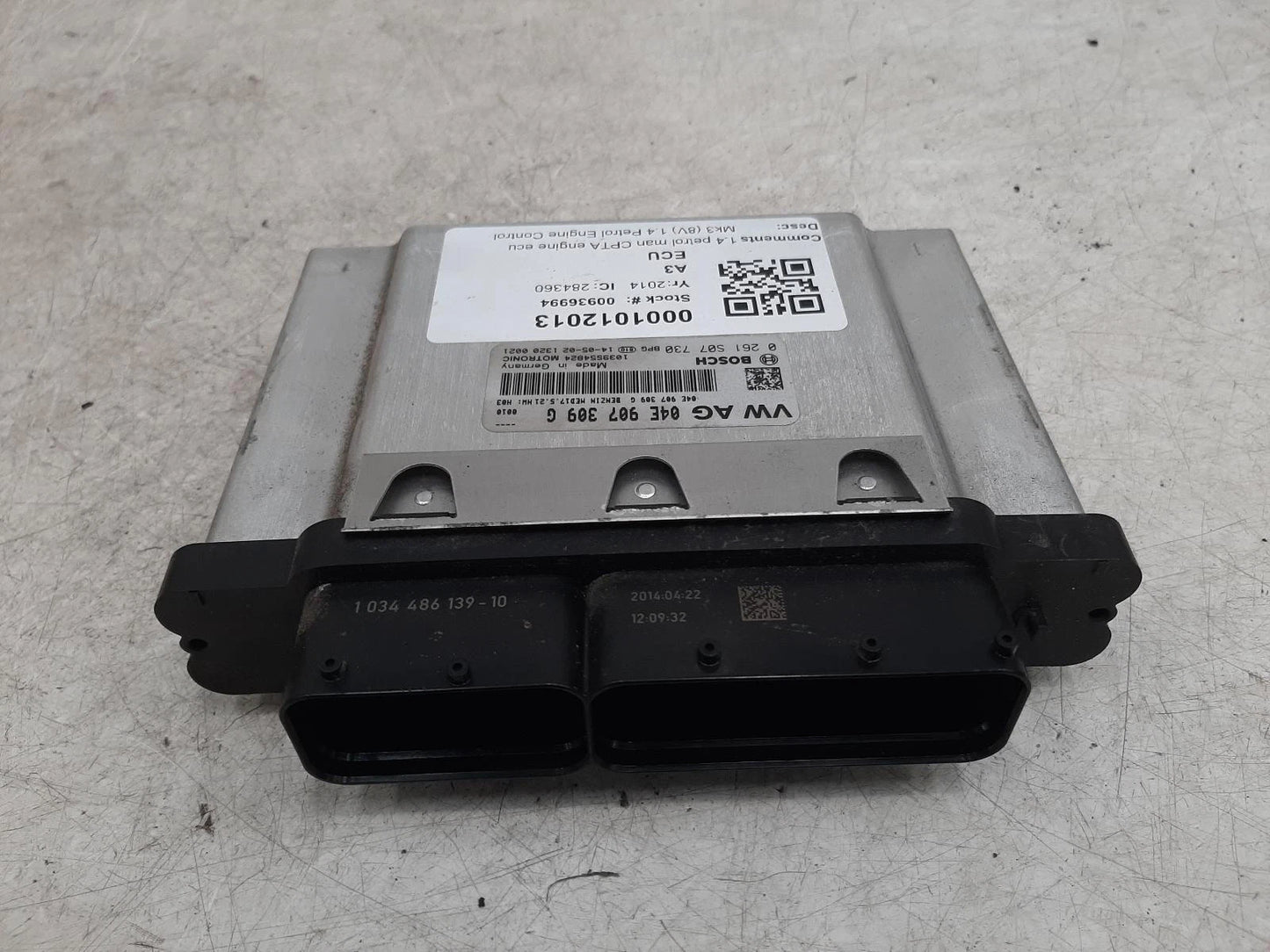 Audi A3 Mk3 (8V) CPTA ECU Engine Control Unit Kit Parts 