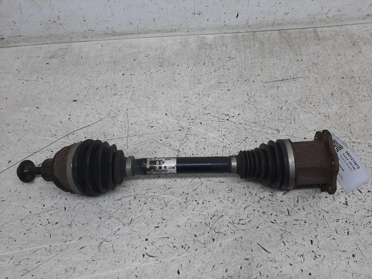 Audi Q5 Mk1 N/S Passengers Left Front Driveshaft with ABS 