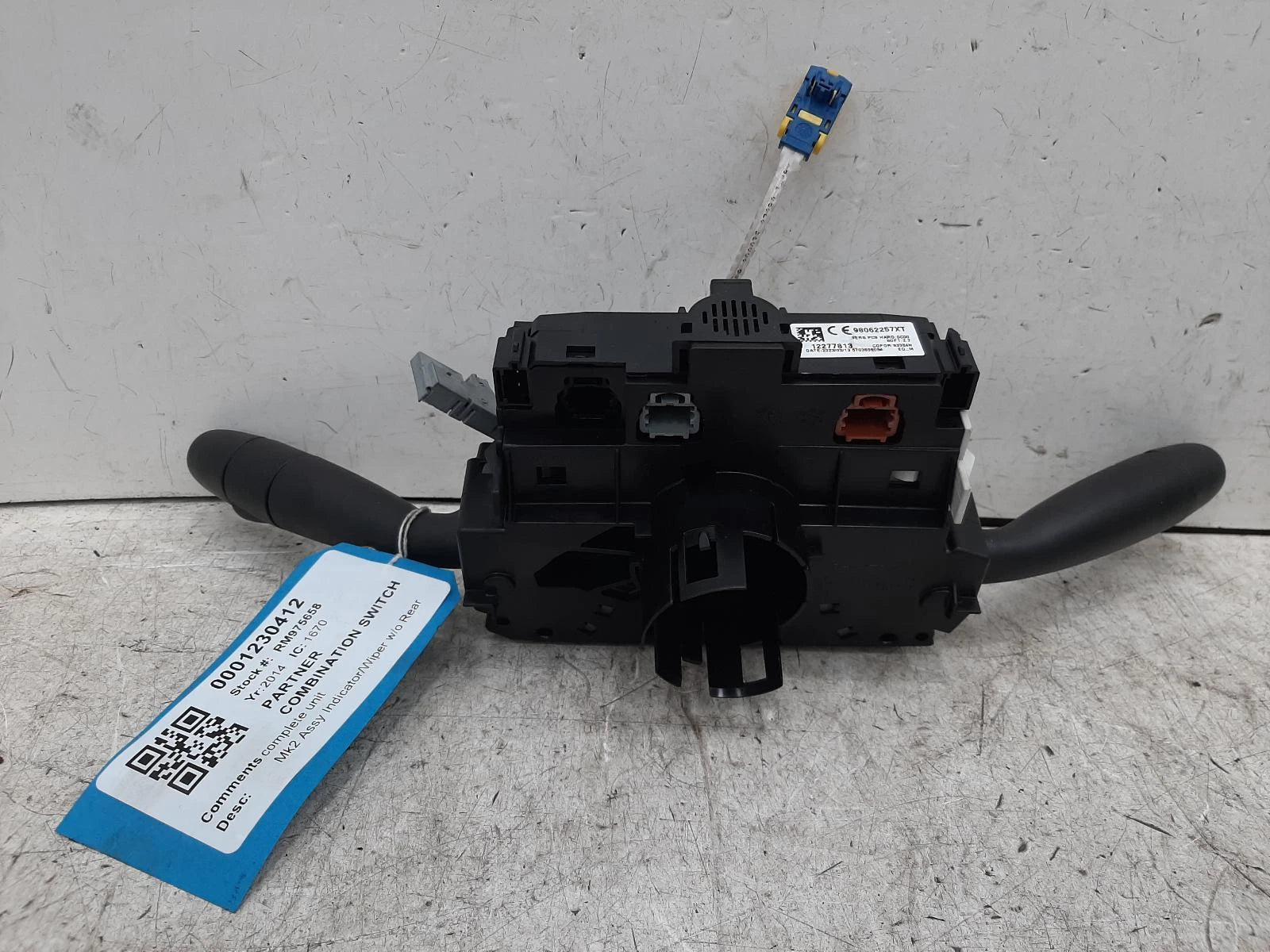 Peugeot Partner Mk2 COMBINATION SWITCH Indicator Lights Wiper Stalks 