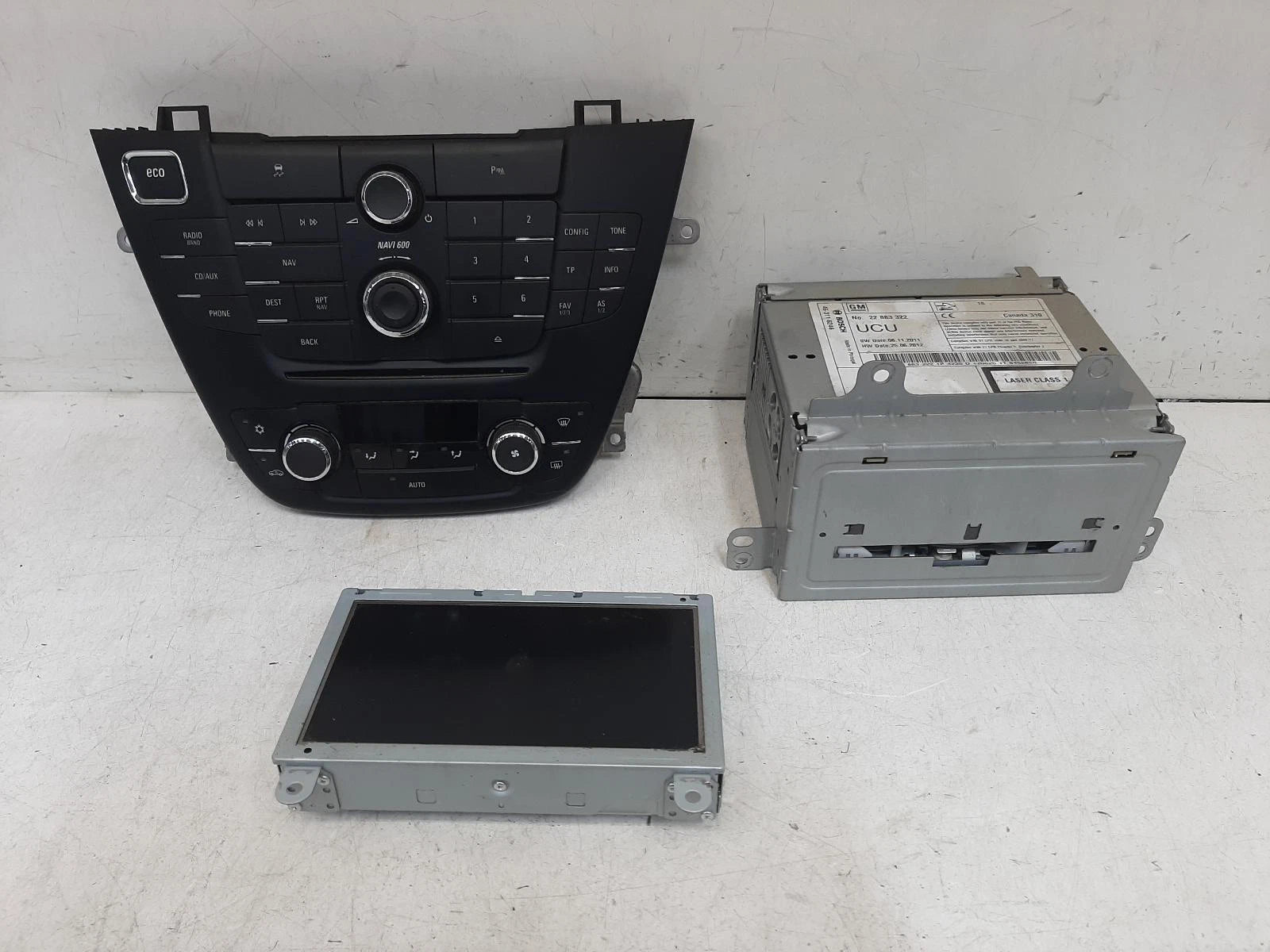 Opel Insignia Sat. Nav. Unit Satellite Navigation Head Unit 