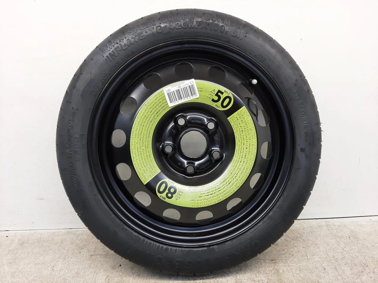 Volkswagen Golf Mk7 (5G) Space Saver Spare Wheel 