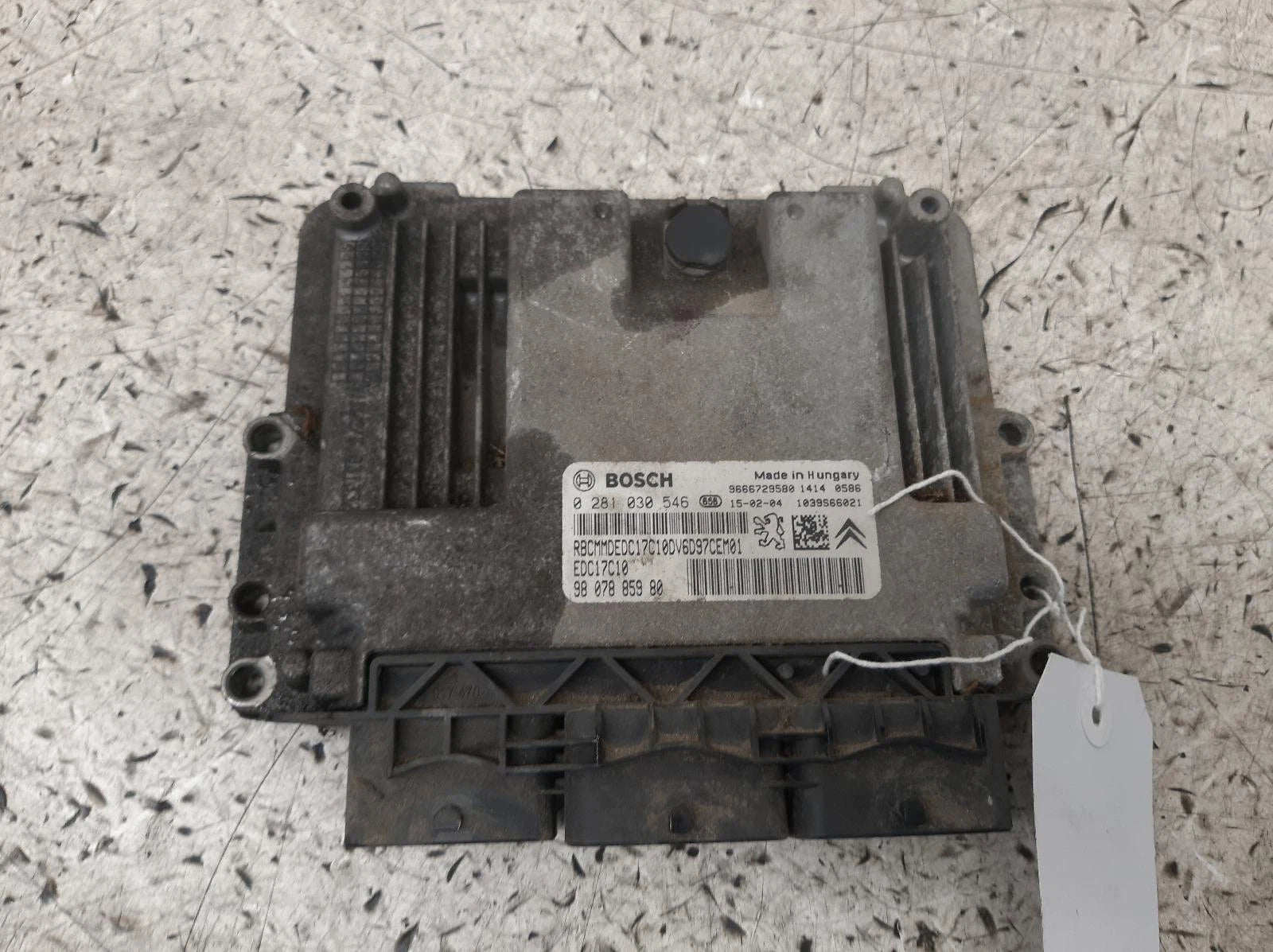 Peugeot Expert Mk2 ECU Engine Control Unit Kit Parts 