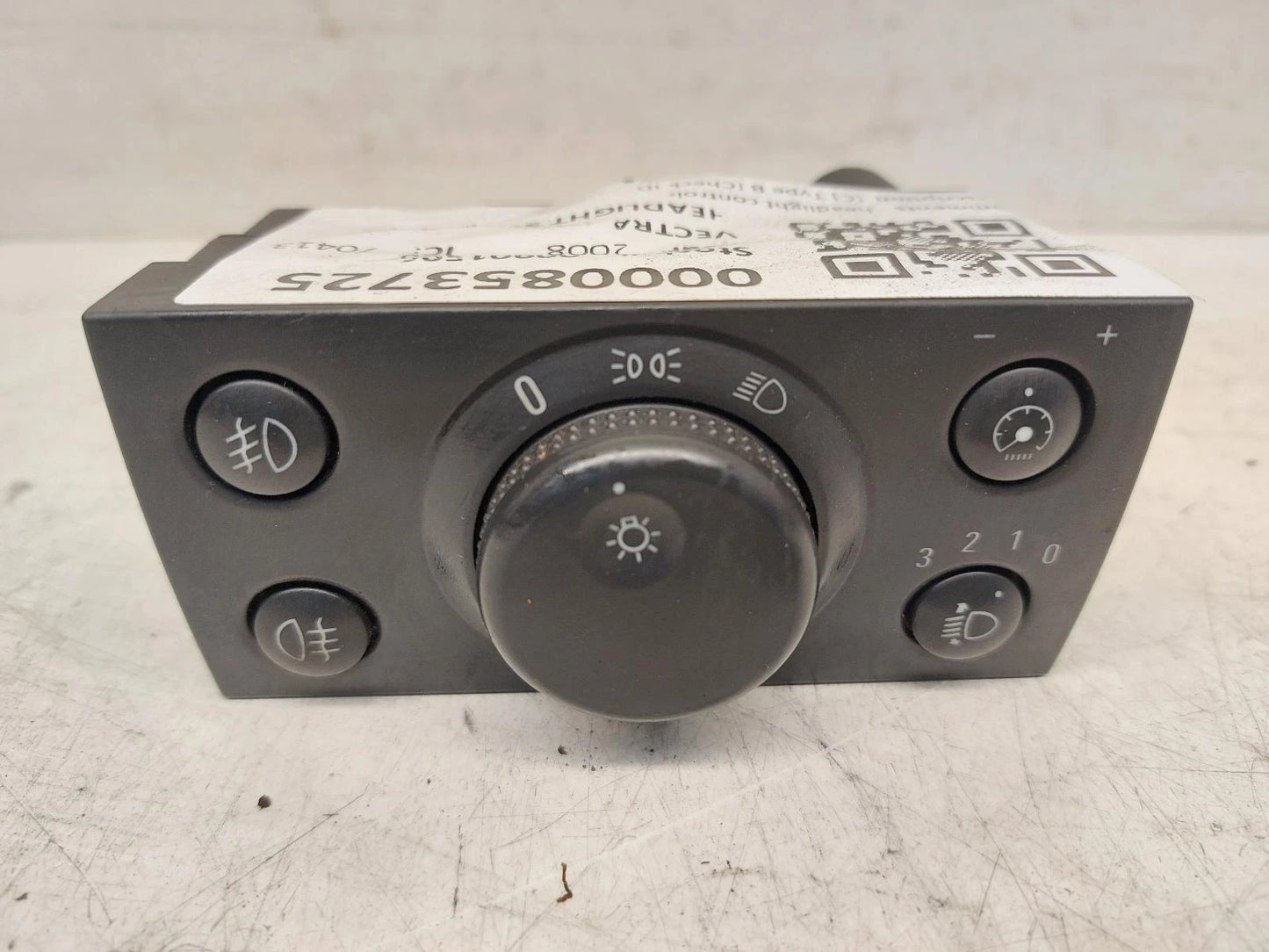 Opel Vectra C Hatchback Headlight Headlamp Switch Dial 