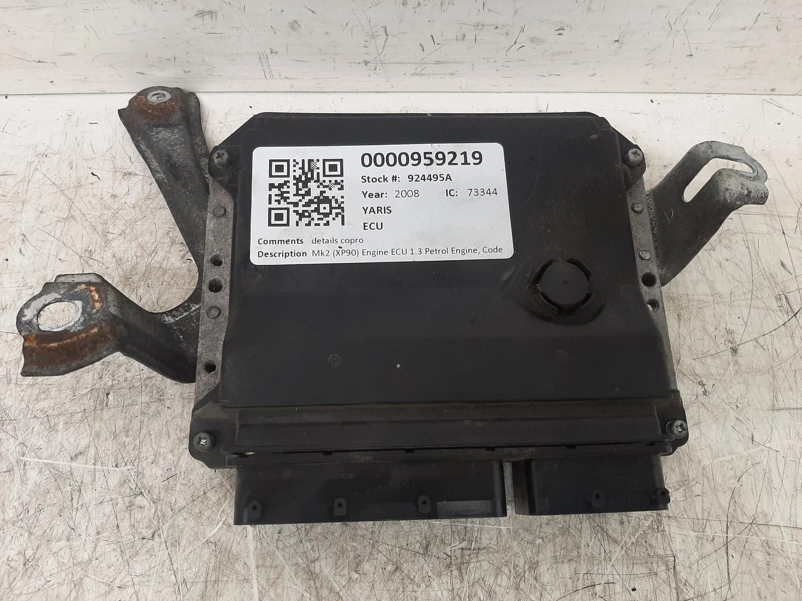 Toyota Yaris Mk2 XP90 ECU Engine Control Unit Kit Parts 2SZ-FE 