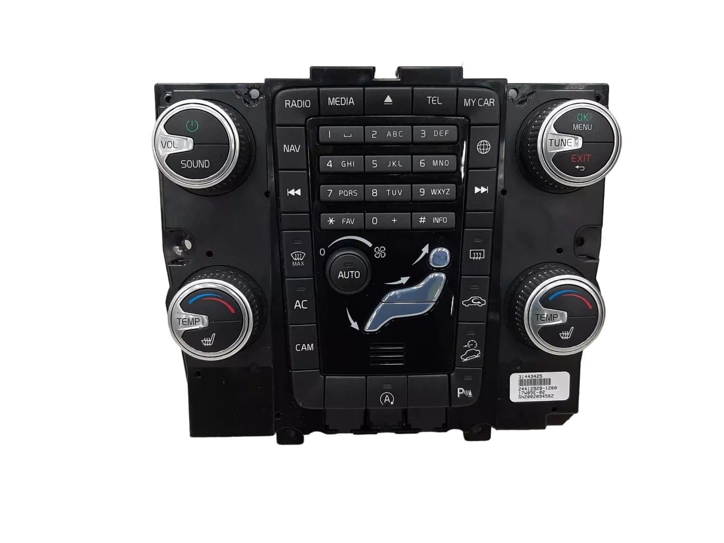 Volvo Xc60 Heater Control Switch 