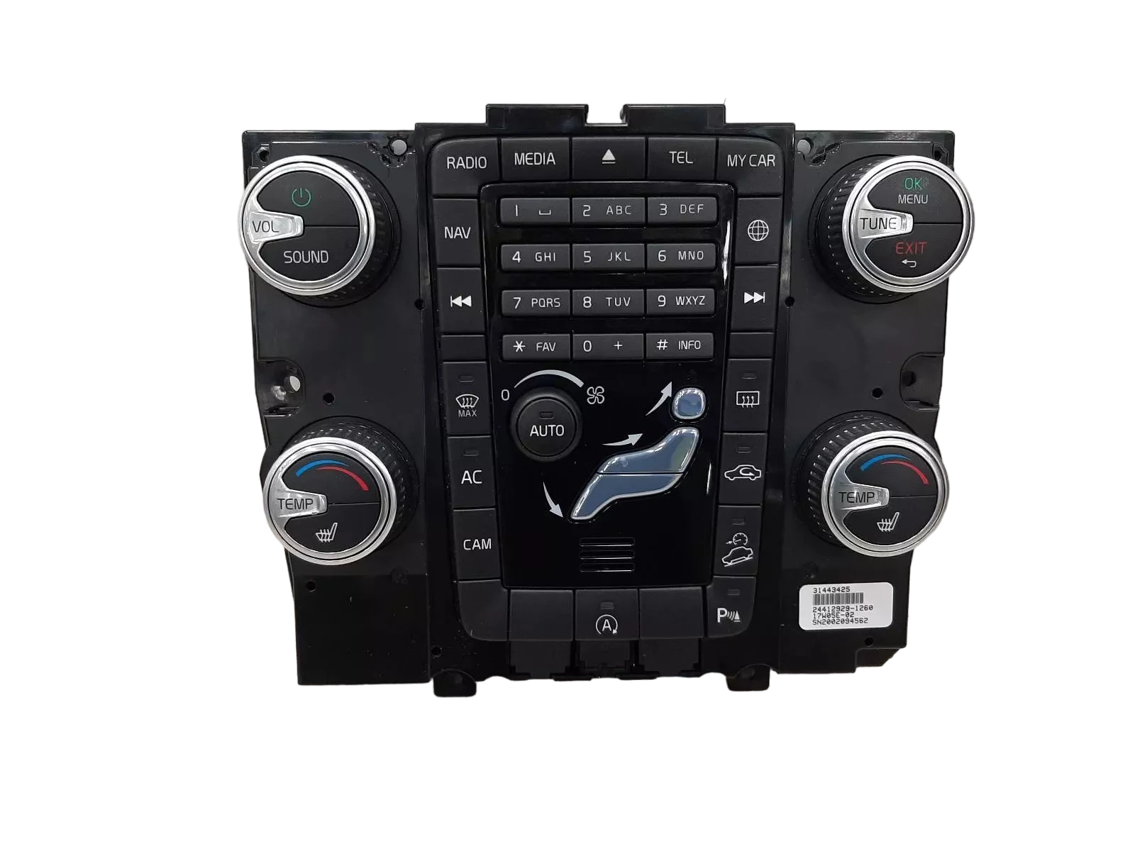 Volvo Xc60 Heater Control Switch 